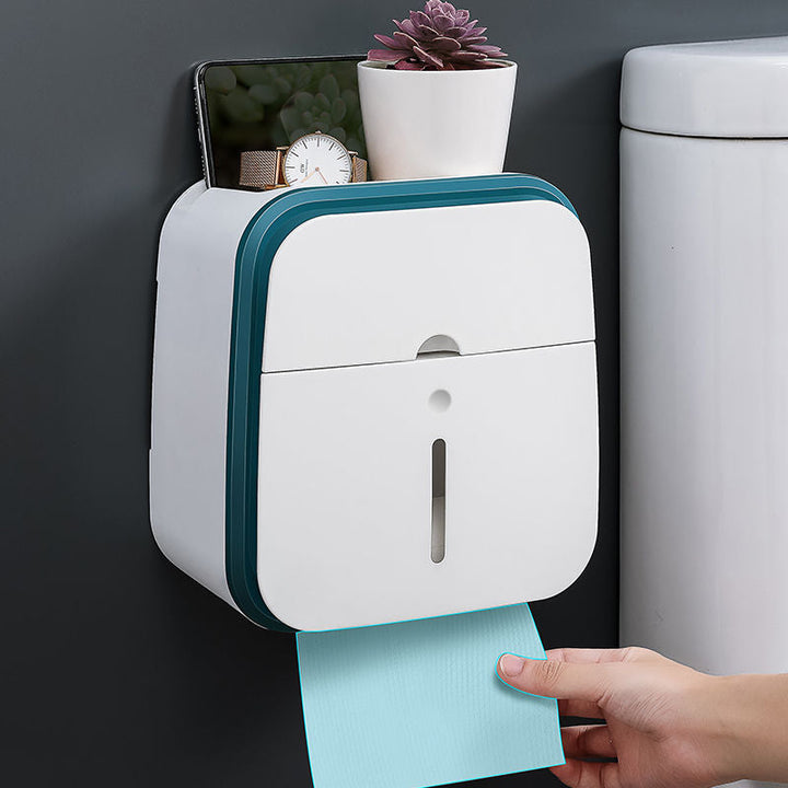 Lisslune | Wall-Mounted Bathroom Organizer Tissue Box Holder