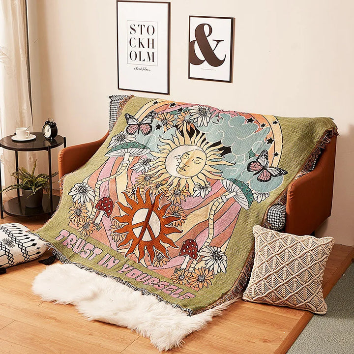 Lisslune | Serenity Wall Tapestry Blanket