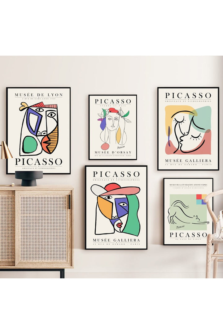Lisslune | Line Art Canvas Poster