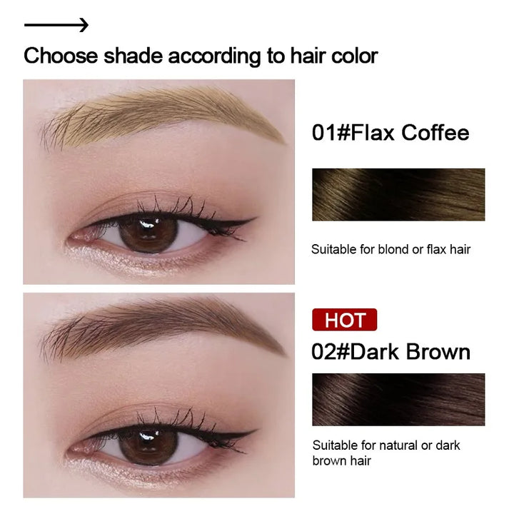 Rynx | 1PC sealed, colored eyebrow cream, natural three-dimensional waterproof, sweat-proof, non-fading, non-fading eyebrow powder eye makeup