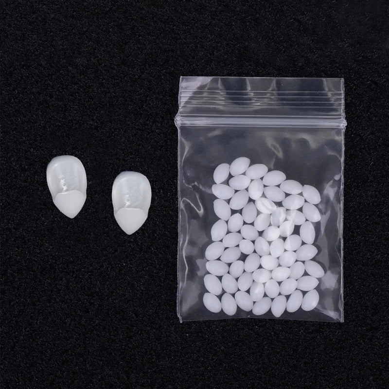 Rynx | Halloween Decoration Vampire Teeth Large Teeth Prosthetics Halloween Cosplay Props Artificial Large Teeth with Strong Glue Halloween Props