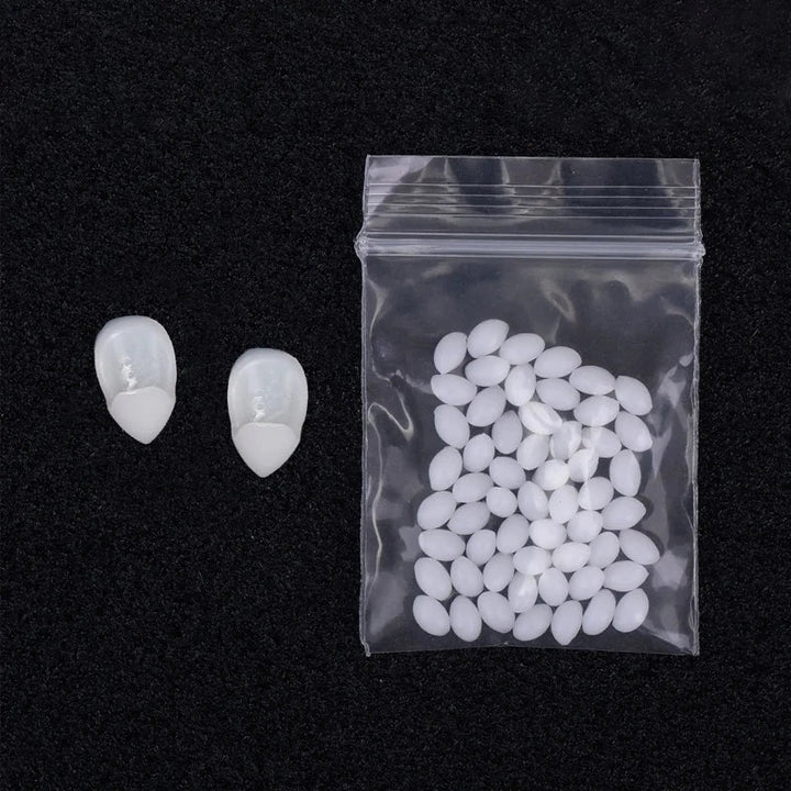 Rynx | Halloween Decoration Vampire Teeth Large Teeth Prosthetics Halloween Cosplay Props Artificial Large Teeth with Strong Glue Halloween Props