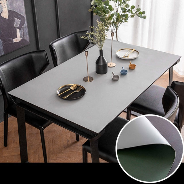 Lisslune | Nordic Minimalist Leather Waterproof Table Protector Mat