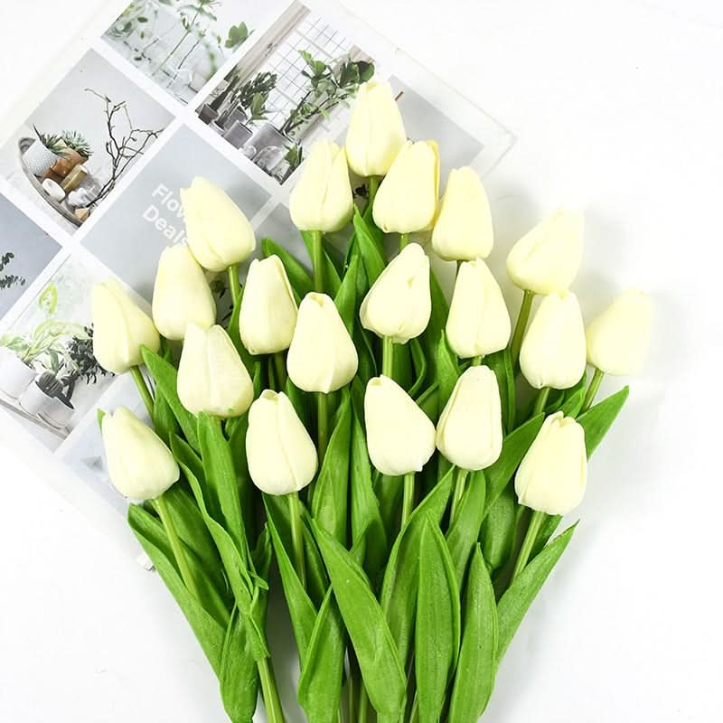 Lisslune | Artificial Tulip Bouquet with Realistic Lifelike Flowers