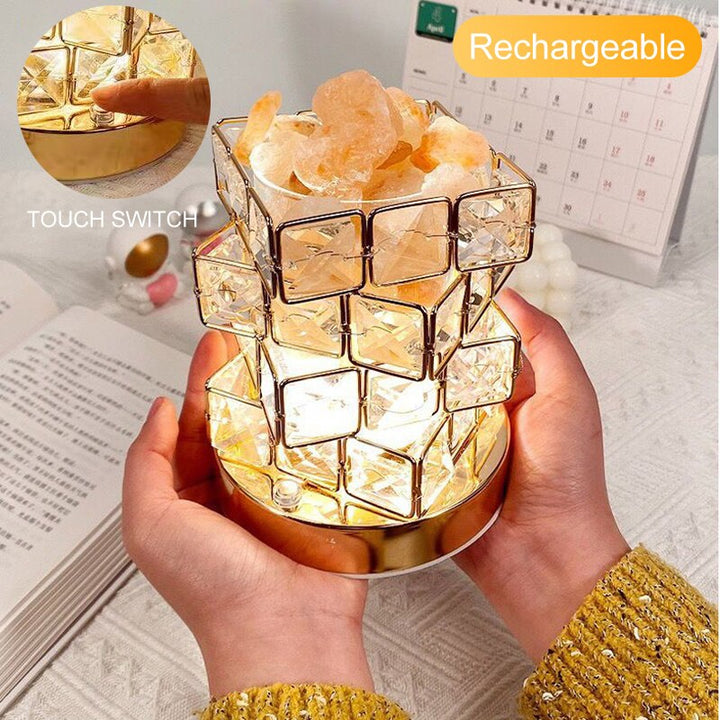 Lisslune | Crystal Room Mood Ambient Geo Shimmer Cube Light