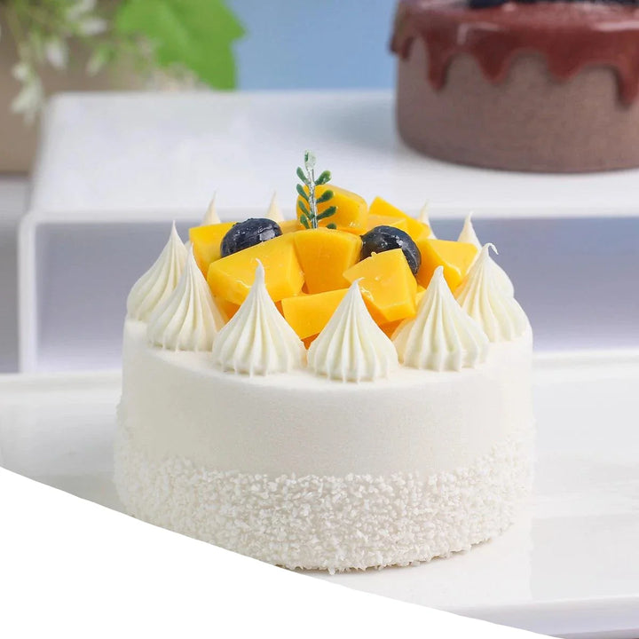Lisslune | Realistic Artificial Sea Salt Room Cake Model - Ideal for Events, Home Decor, and Restaurant Displays
