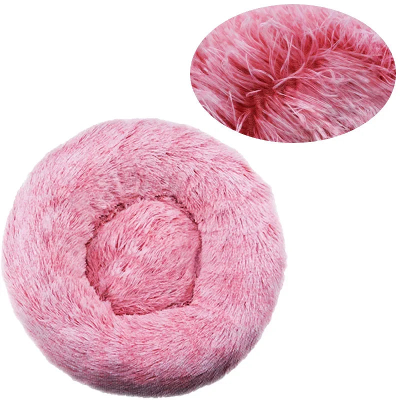 Lisslune | CozyNest Plush Round Pet Bed – Washable & Non-Slip
