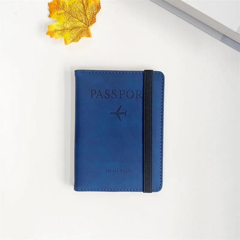 Lisslune | Stylish Genuine Leather RFID Passport Holder for Trendy Travelers