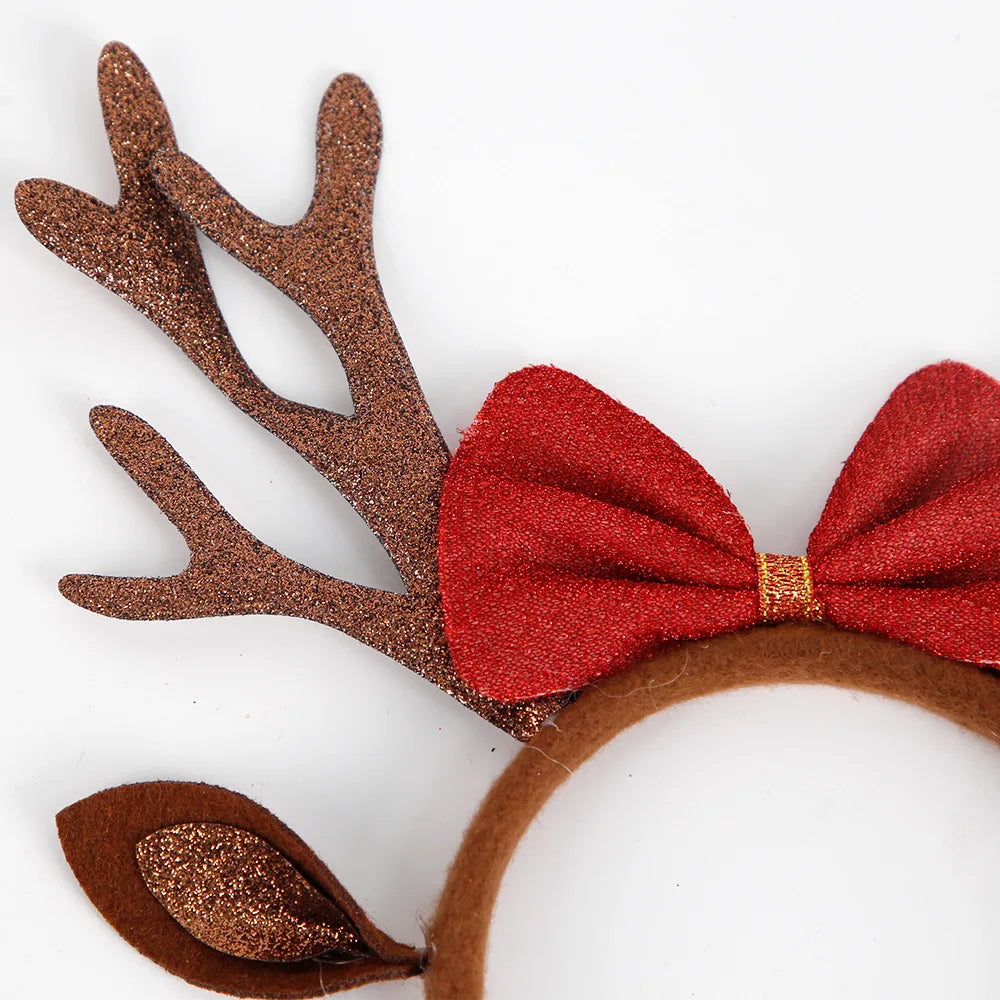 Rynx | Christmas Hair Bands for Women, Antler Hair Bands, Cute Hair Pins, Deer Horn Christmas Hair Bands