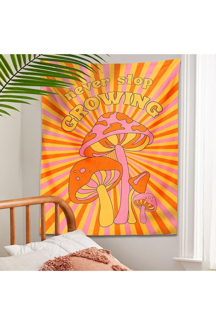 Lisslune | Years inspired mushroom rug wall hanging