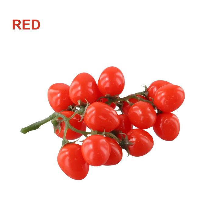 Lisslune | Realistic 19 cm Artificial Cherry Tomato Bunch for Home Decoration and Event Styling