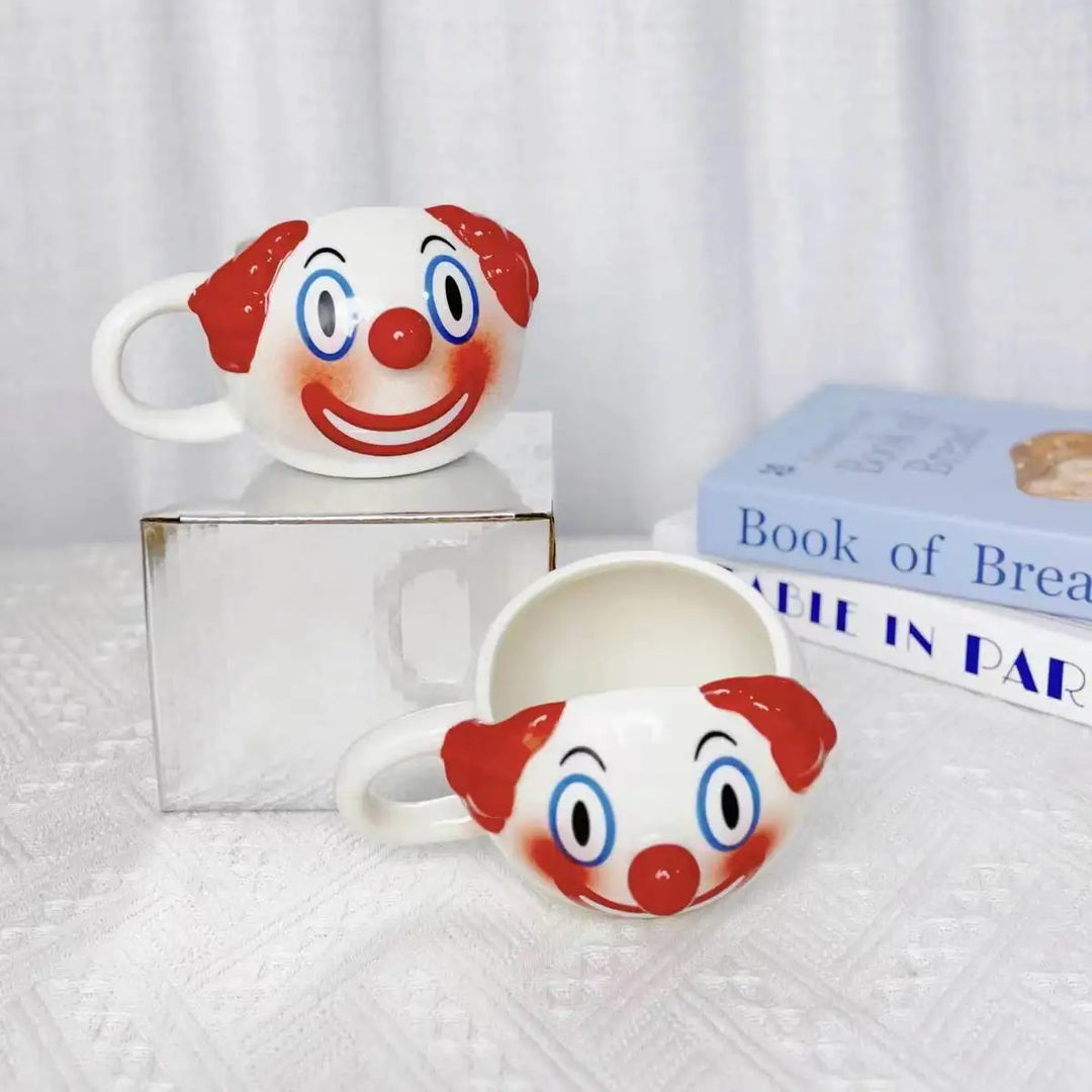 Lisslune | Creepy Clown Ceramic Coffee Mug