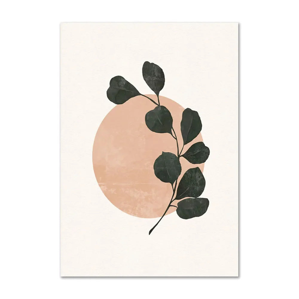 Lisslune | Vase & Bird Canvas Poster