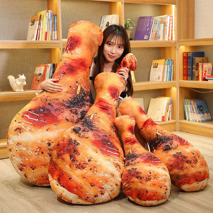Lisslune | Realistic Food Chicken Leg Plush Toy