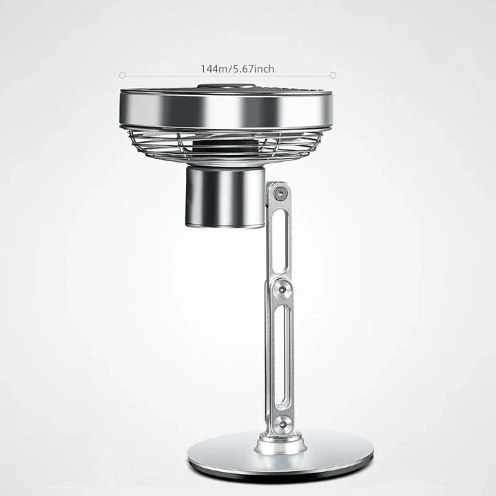 Lisslune | Height-Adjustable Stand Compact Turbo Mini Desk Fan