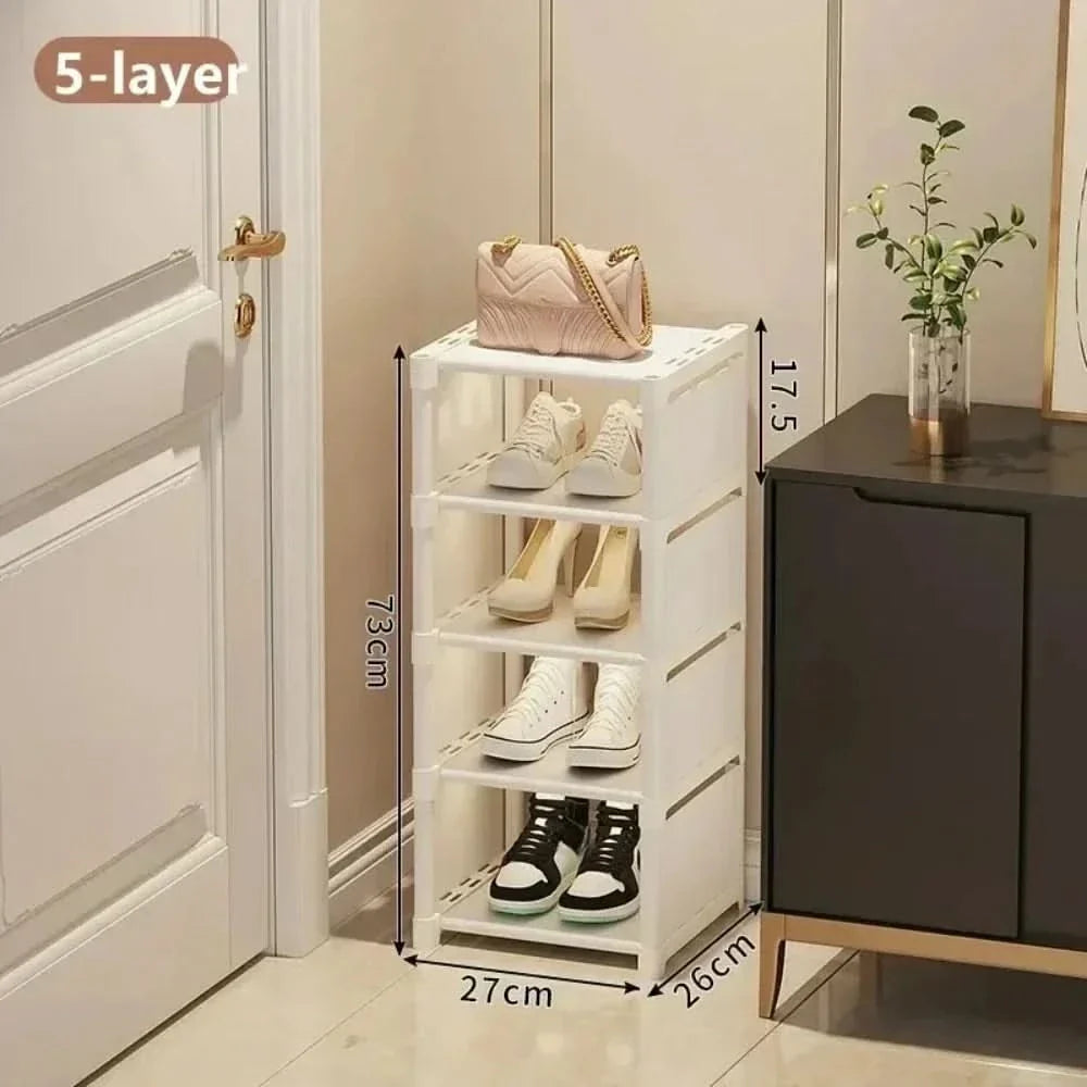 Lisslune | SHOECORNER RACK – Stackable shoe rack for corners – Space-saving organization with style