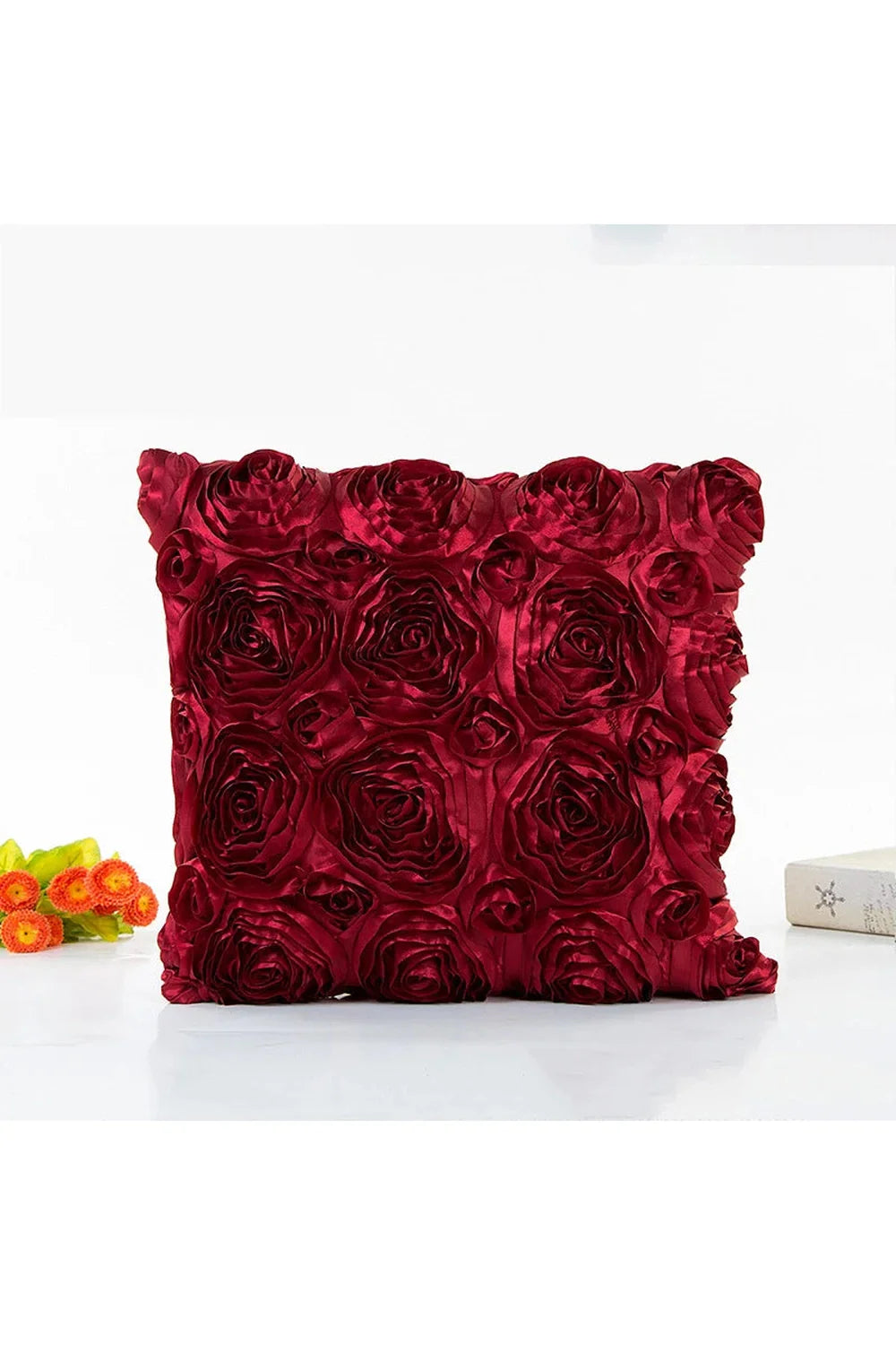 Lisslune | 3D Rose pillow cover