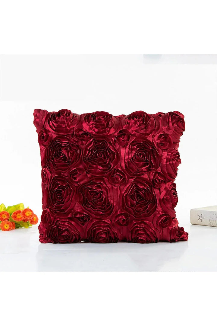 Lisslune | 3D Rose pillow cover