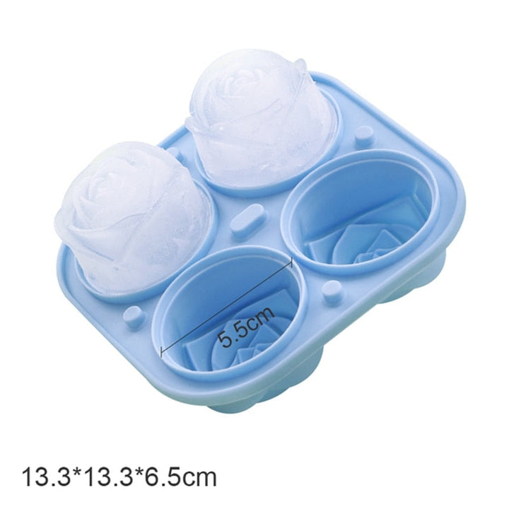 Lisslune | 3D Elegant Large Rose Ice Molds