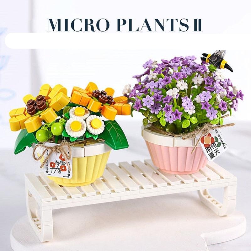 Lisslune | Elegance in Bloom: Premium Bonsai Building Set