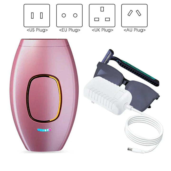 Lisslune | Bikini IPL 500,000 Flash Epilator Impulse Permanent Laser Epilator Painless For Women Hair Removal Home Use Devices