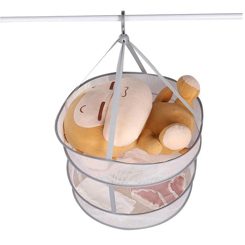 Lisslune | Honeycomb safe portable dress racks with smart mesh organizer