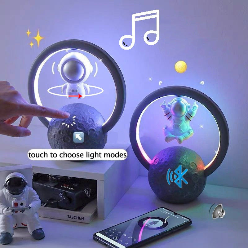 Lisslune | Levitating Astronaut Bluetooth Speaker Lamp