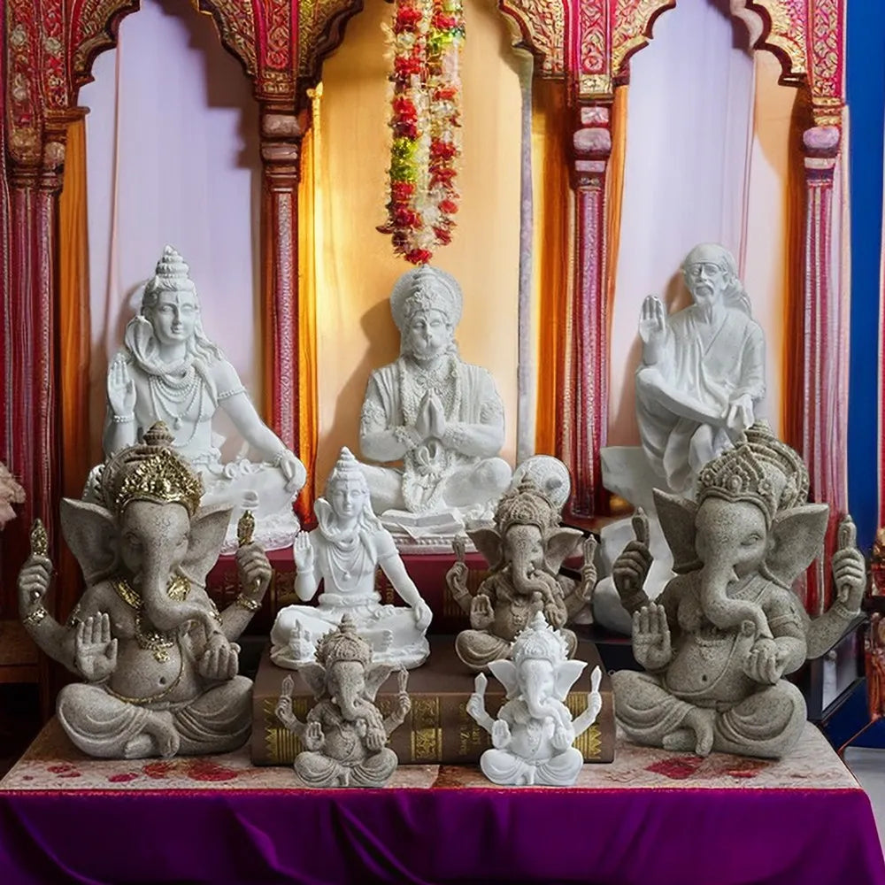 Lisslune | Divine Resin Sandstone Style Vedic Sculptures