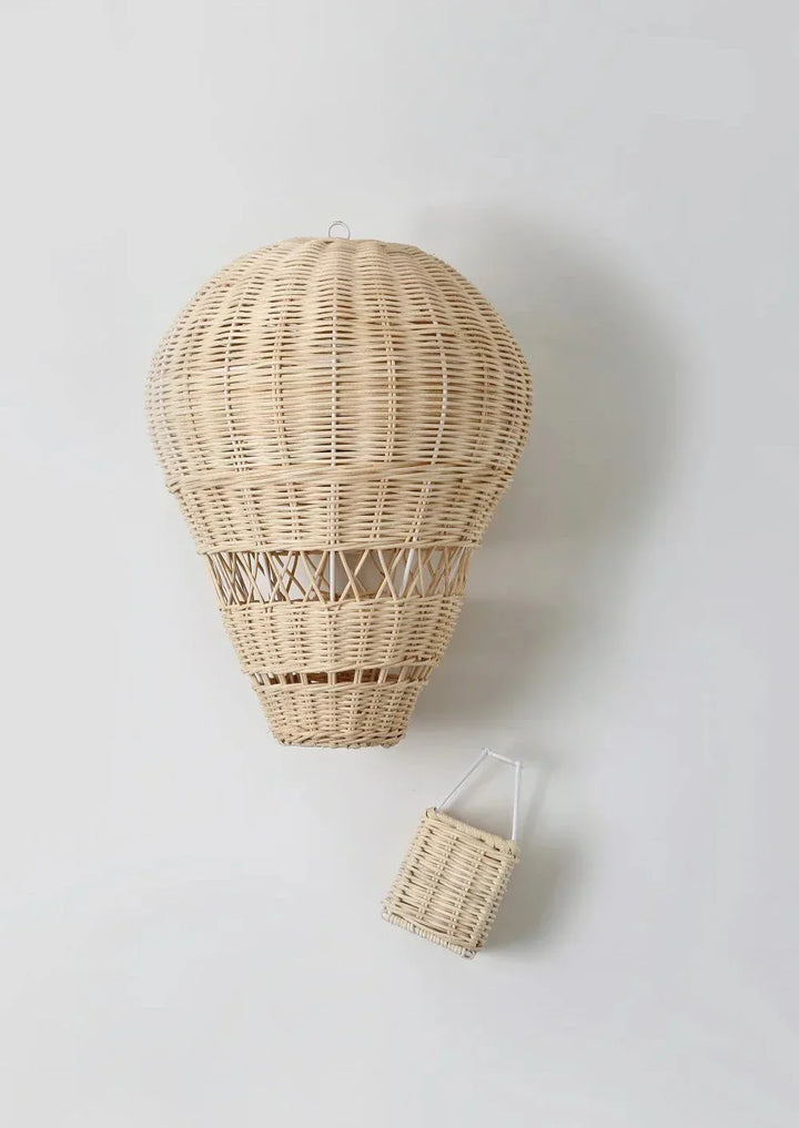 Lisslune | Handcrafted Rattan Woven Balloon Mobile Ornament