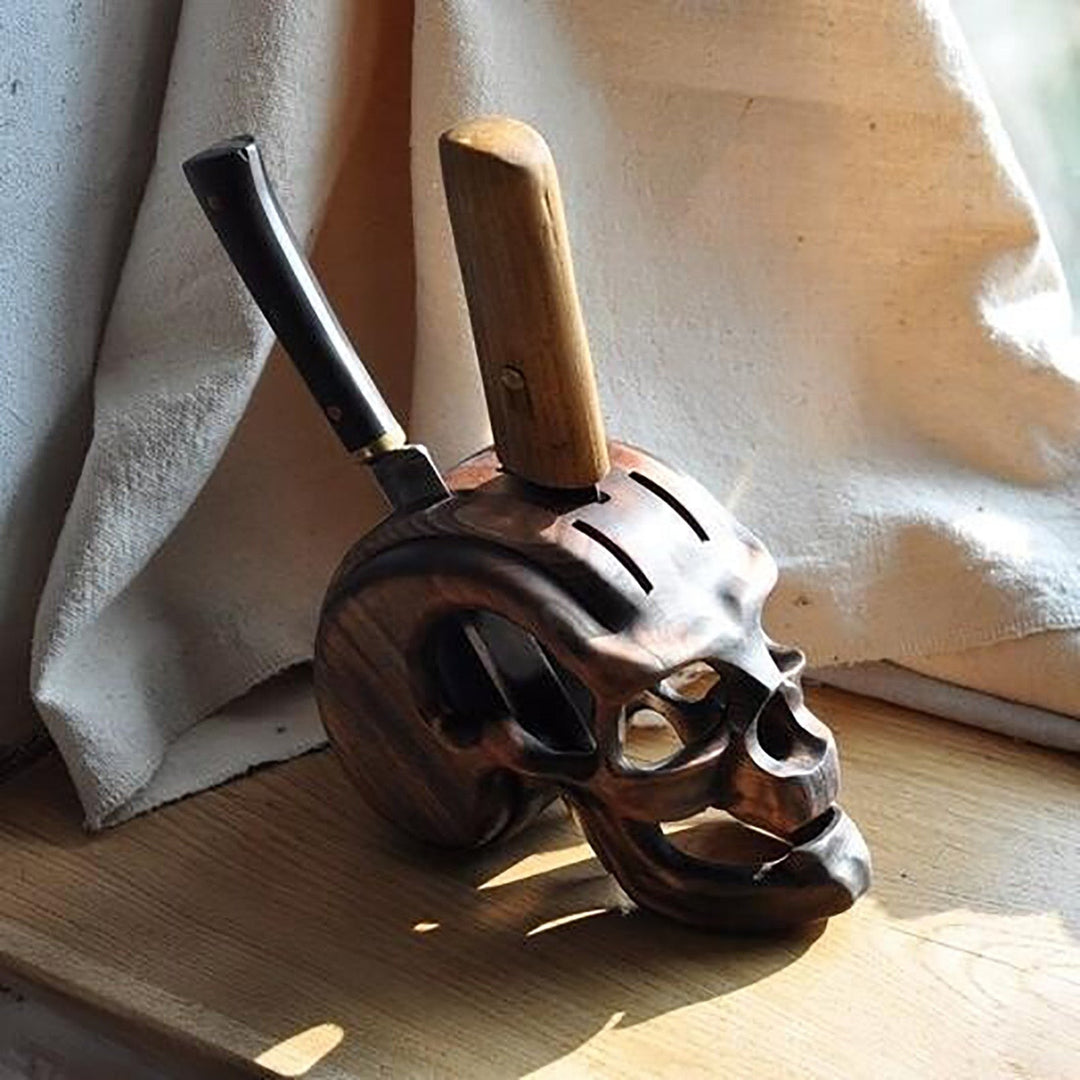 Lisslune | Skull Knife Holder