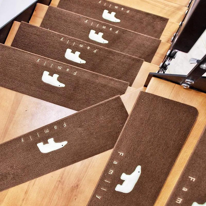 Lisslune | Stylish and Safe Plush Stair Mat Collection with Elegant Patterns