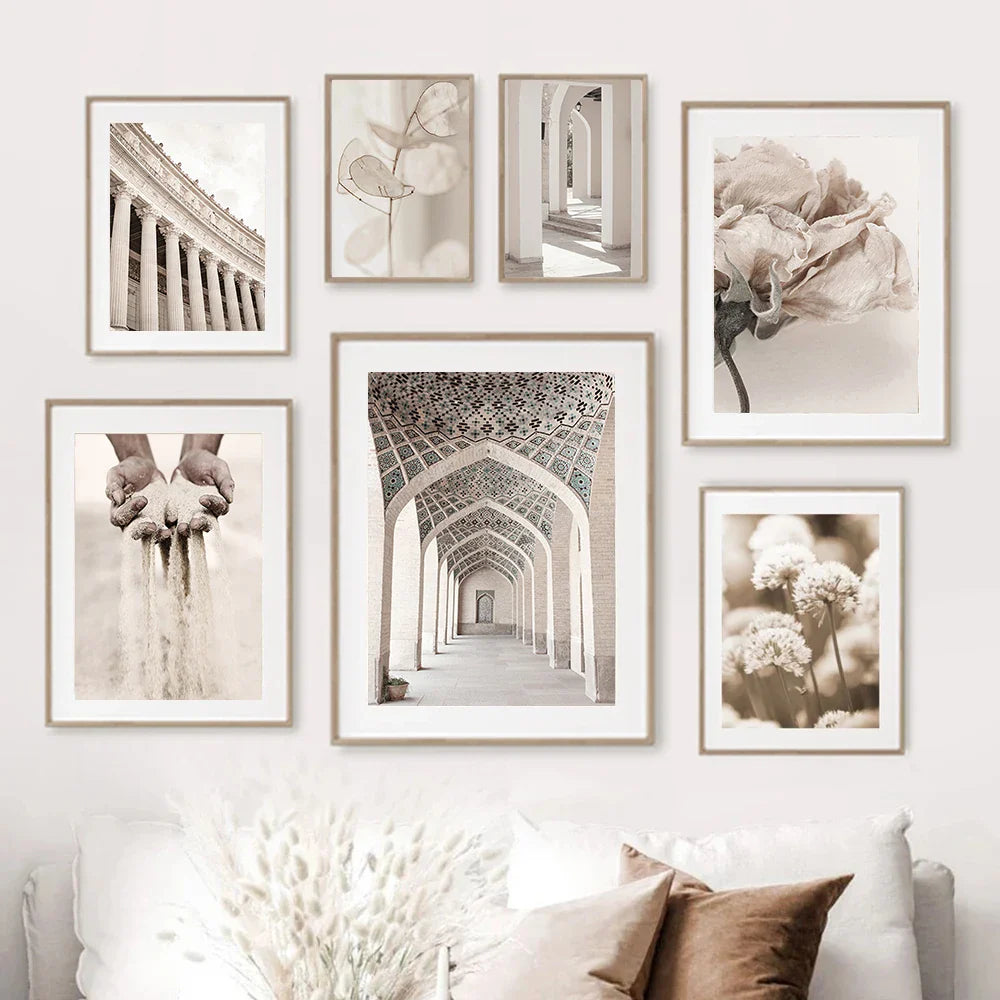 Lisslune | Mosque Canvas Poster