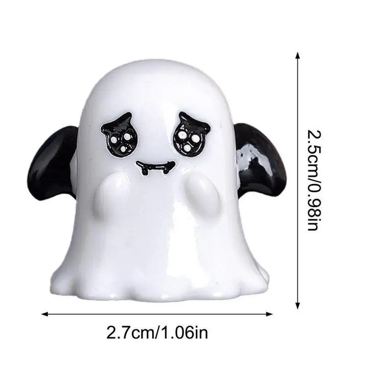 Rynx | Halloween Micro Landscape Miniature Figures Resin Craft Mini Fairy Garden Ornaments Cute Pumpkin Ghost Vampire Decoration