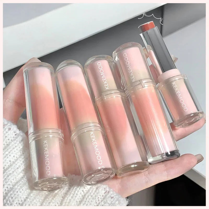 Rynx | Lipstick for Kekemood Moisturizing Mirror Water Light Set Lip Gloss Glass Tea Red Brown Lip Shine Tint Makeup Cosmetics