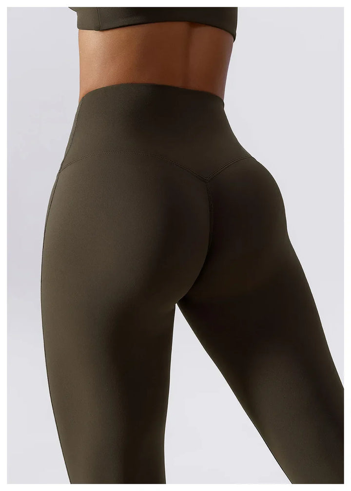 Lisslune | Breathable Push-Up Yoga Leggings with Peach Lift