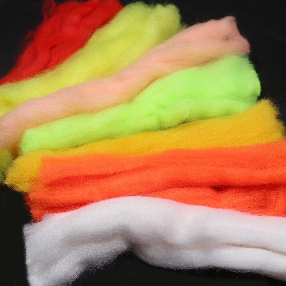 Lisslune | Baitfish Glow Bug Fiber Fly Tying Kit: 12 Lively Thread Selections for Impressive Patterns