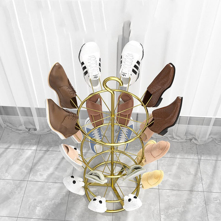 Lisslune | Circular Space Saving Shoe Rack Organizer
