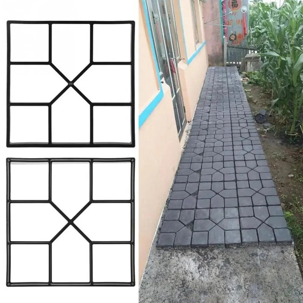 Lisslune | Versatile DIY concrete path mold for personalized garden paths and driveways