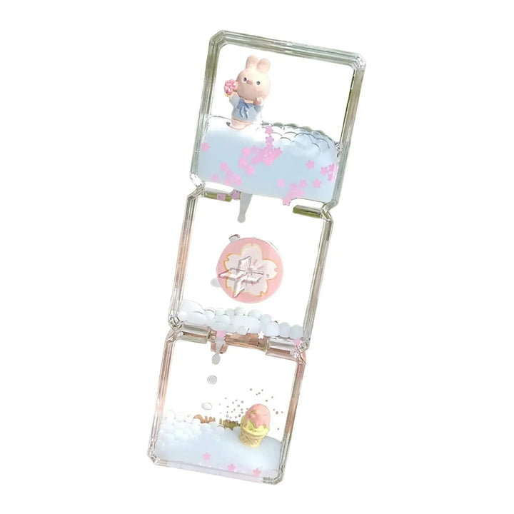 Lisslune | Floral Fantasy Liquid Cartoon Motion Hourglass