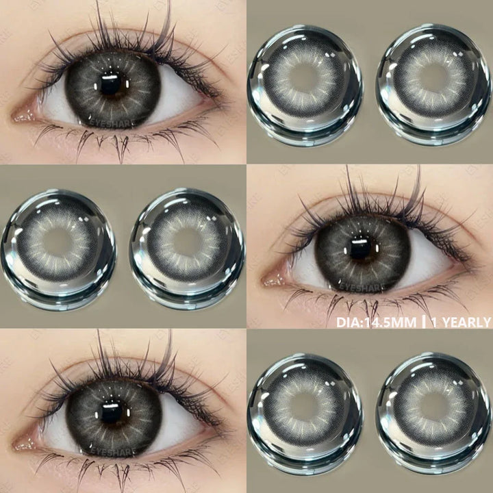 Rynx | 1 Pair Brown Natural Eye Lenses Color Contact Lenses for Eyes Green Lenses Blue Eye Contacts Annual Cosmetic Gray Pupils