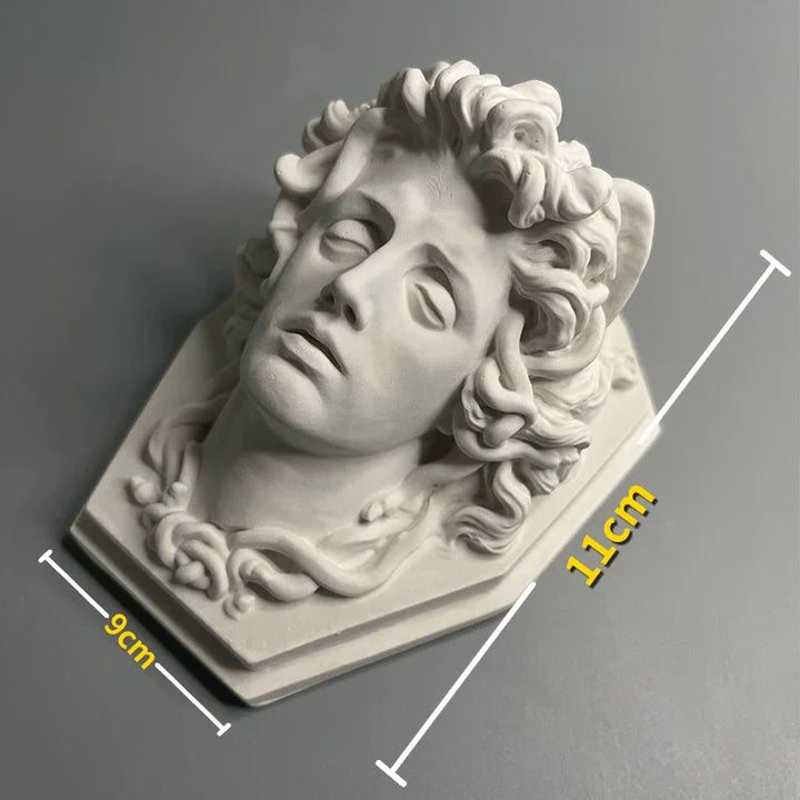 Lisslune | Nordic INS Style Character Plaster Statue DIY Painted Sketch Photography Props Table Decorations Home Art Plaster Decoration