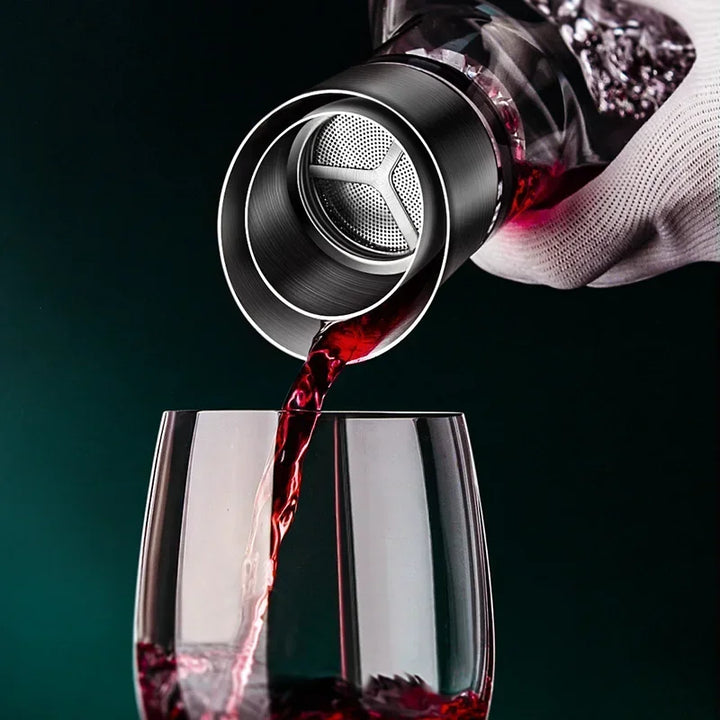 Lisslune | 1500ml Iceberg Decanter Creative Lead-Free Crystal Material Luxury High-Quality Home Red Wine Distributor Decanter Wine Jug
