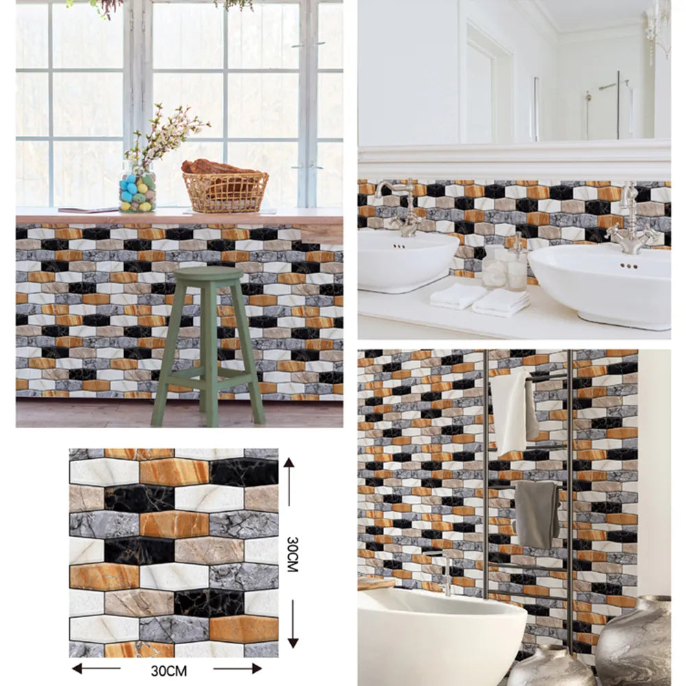 Lisslune | 3D Wall Brick Pattern Decal