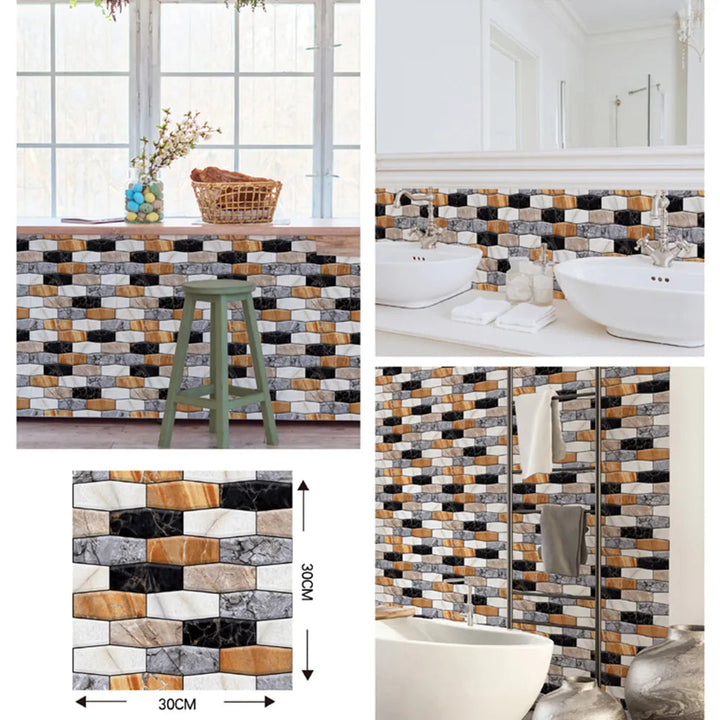 Lisslune | 3D Wall Brick Pattern Decal