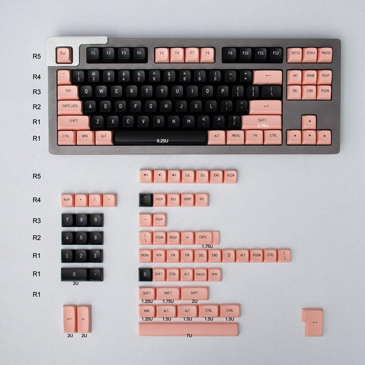 Lisslune | Upgrade your keyboard aesthetic with 150 MSA dual-color keycaps