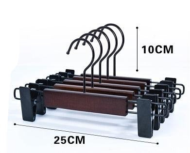 Lisslune | Elegant Lotus Wood Hanger Set of 5 - 10 Pieces - Premium Closet Organization Solution