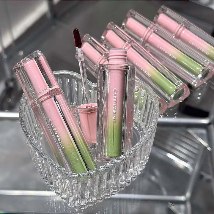 Lisslune | Ice Jelly Glossy Lip Glaze Feuchtigkeitsspendender Glas Lippen Wasser Licht Lippenstift Rose Beere Glasiert Spiegel Lippen Glanz Langanhaltendes Make-up