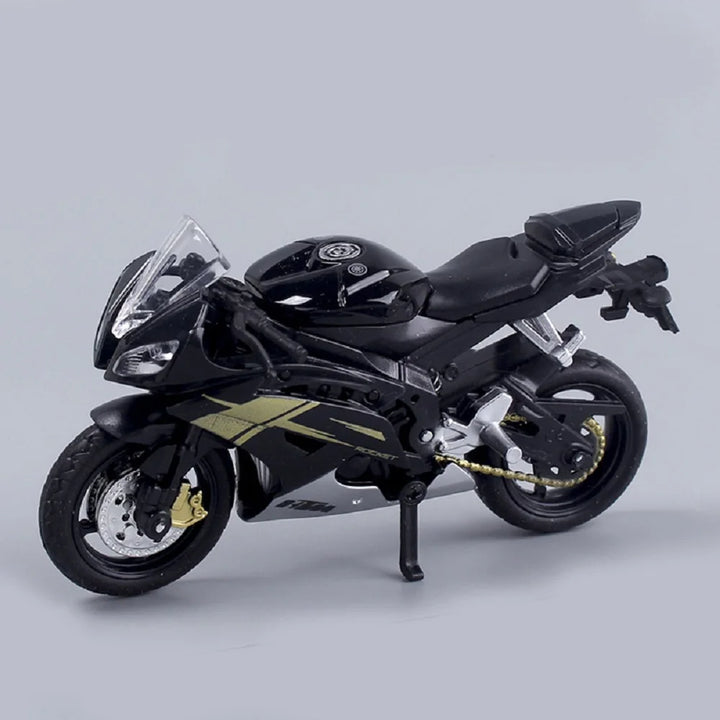 Lisslune | 1:18 Scale Yamaha R6 Alloy Roller Sportbike Figures Diecasts Kids Toy Motorcycle Racing Model Models Collector's Gift for Boys
