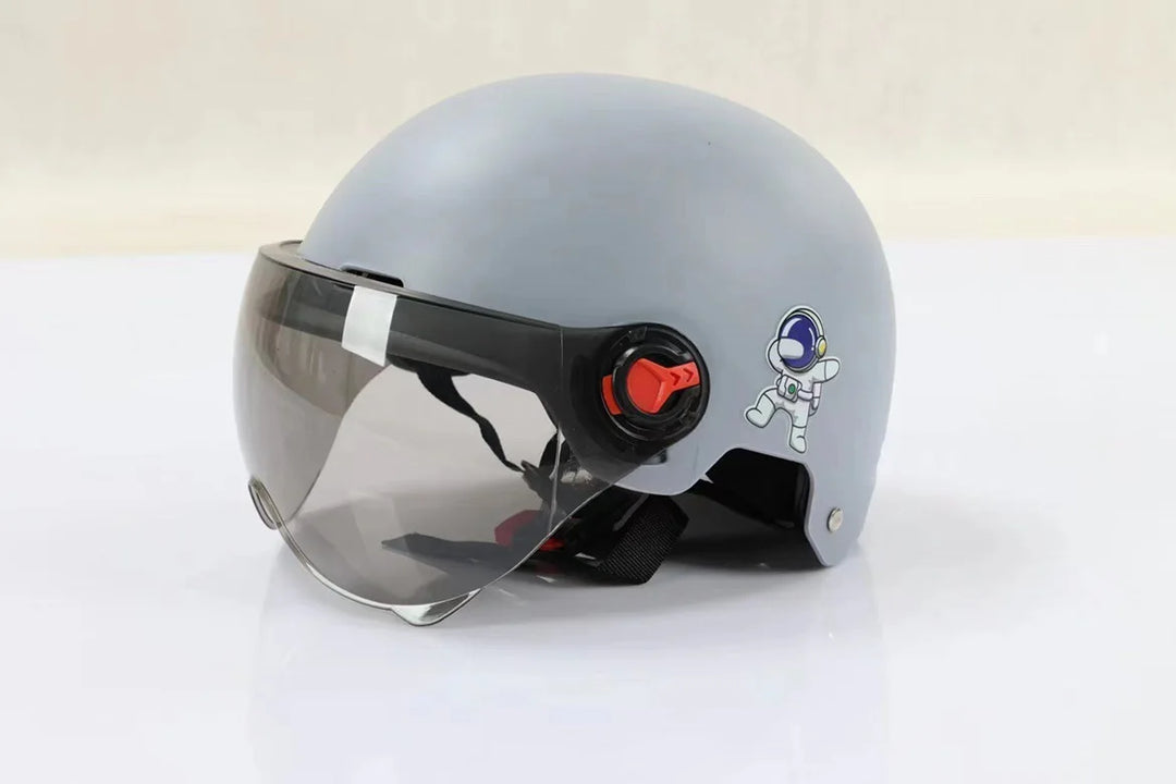 Lisslune | Open-Face Motorcycle Helmet with Goggles – Orion