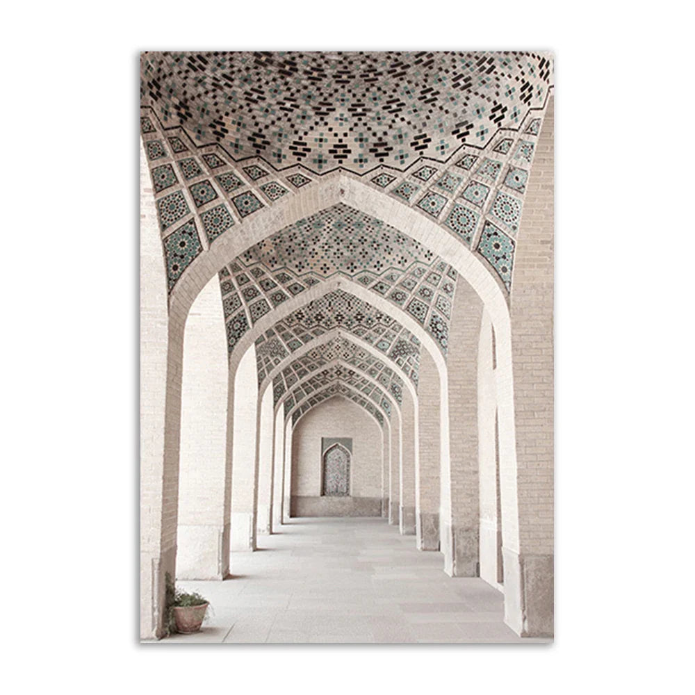 Lisslune | Mosque Canvas Poster